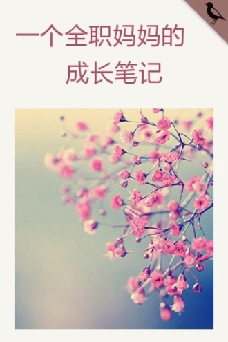 一个全职妈妈的成长笔记