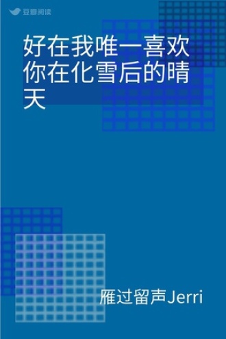 好在我唯一喜欢你在化雪后的晴天