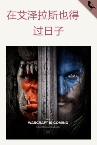 在艾泽拉斯也得过日子