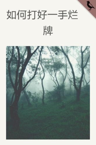 从北大到高盛：如何打好一手烂牌