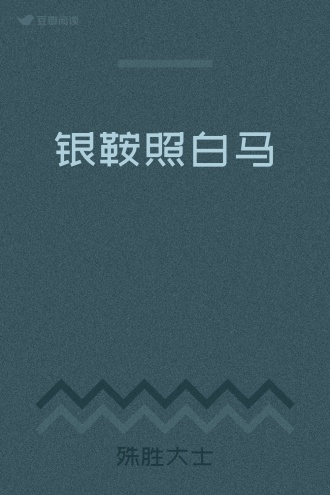 银鞍照白马