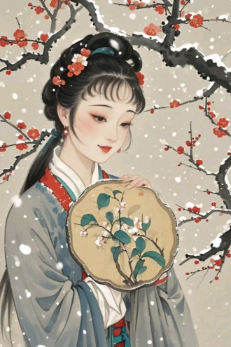 她的眼睛