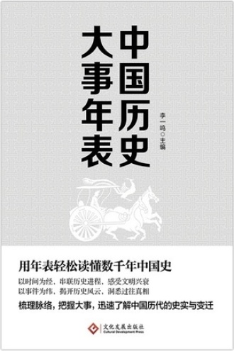 中国历史大事年表书籍封面