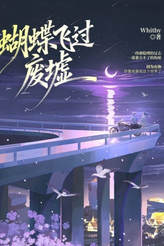 蝴蝶飞过废墟